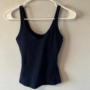 Lululemon Align navy waist length top